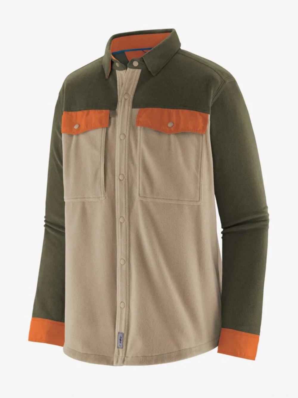 NEW Patagonia Long Sleeve Early Rise Snap Shirt in Seabird Grey Size Large